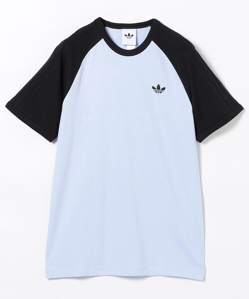 adidas(アディダス)の「adidas/アディダス 3-STRIPES TEE(Tシャツ/カットソー・メンズ・ホワイト/ワインレッド/ブラック/インディゴブルー/イエロー/その他9/ブルー/サックスブルー・X-LARGE/LARGE/MEDIUM)」の3枚目の写真