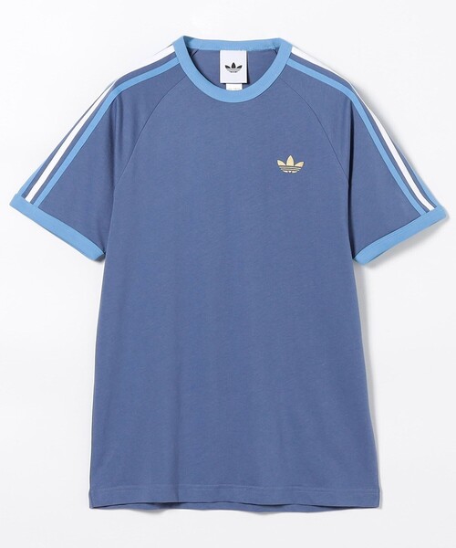 adidas(アディダス)の「adidas/アディダス 3-STRIPES TEE(Tシャツ/カットソー・メンズ・ホワイト/ワインレッド/ブラック/インディゴブルー/イエロー/その他9/ブルー/サックスブルー・X-LARGE/LARGE/MEDIUM)」の5枚目の写真