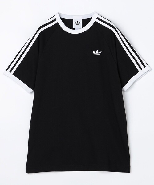adidas(アディダス)の「adidas/アディダス 3-STRIPES TEE(Tシャツ/カットソー・メンズ・ホワイト/ワインレッド/ブラック/インディゴブルー/イエロー/その他9/ブルー/サックスブルー・X-LARGE/LARGE/MEDIUM)」の2枚目の写真