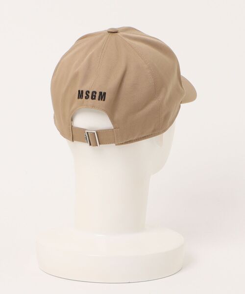 MSGM（エムエスジーエム）の「SPRINT SUMMER ロゴエンブロイダリー キャップ（キャップ・メンズ・ベージュ/ピンク・FREE）」の3枚目の写真