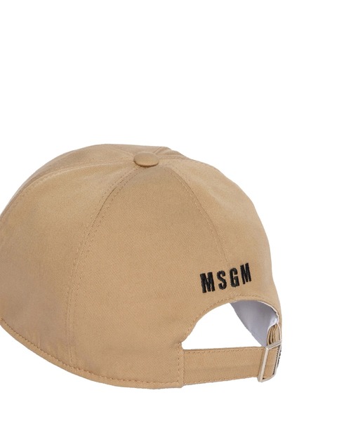 MSGM(エムエスジーエム)の「SPRINT SUMMER ロゴエンブロイダリー キャップ(キャップ・メンズ・ベージュ/ピンク・FREE)」の7枚目の写真