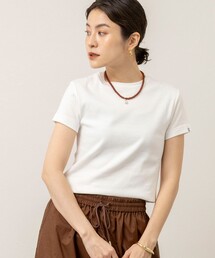 NOLLEY’S | 【MAQWEL/マクウェル】ウォッシャブルCOTTON RIB 半袖Tシャツ(Tシャツ/カットソー)