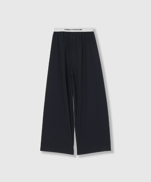 THINGS THAT MATTER(シングス ザット マター)の「SMART STRIPE SWEAT PANTS / スマート ストライプ スウェット パンツ(スウェットパンツ・レディース・ネイビー/ブラック・FREE)」の19枚目の写真