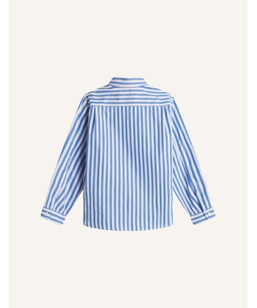 Maison Kitsune（メゾンキツネ）の「TANGUI STRIPED SHIRT（シャツ/ブラウス・キッズ・ストライプ・130cm/120cm/110cm/150cm/140cm）」の2枚目の写真