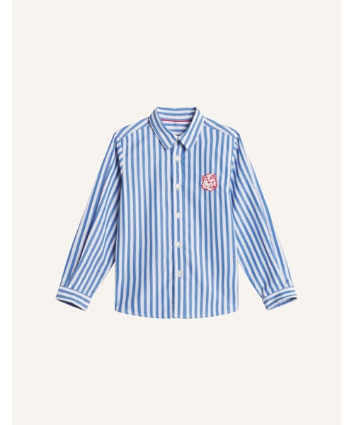 Maison Kitsune（メゾンキツネ）の「TANGUI STRIPED SHIRT（シャツ/ブラウス・キッズ・ストライプ・130cm/120cm/110cm/150cm/140cm）」の5枚目の写真