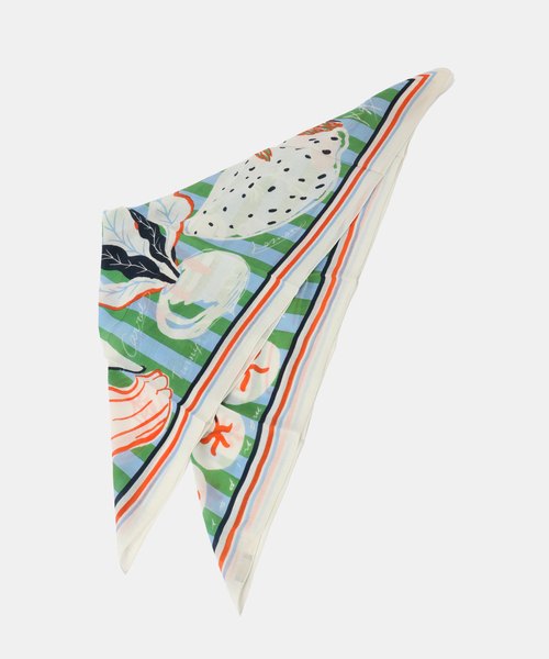 JOURNAL STANDARD relume（ジャーナルスタンダード　レリューム）の「【manipuri/マニプリ】 STOLE ベジ（ストール/ショール・レディース・ブルー・FREE）」の7枚目の写真