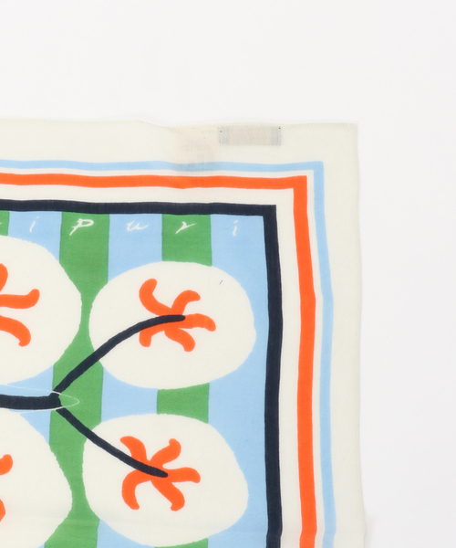 JOURNAL STANDARD relume（ジャーナルスタンダード　レリューム）の「【manipuri/マニプリ】 STOLE ベジ（ストール/ショール・レディース・ブルー・FREE）」の6枚目の写真