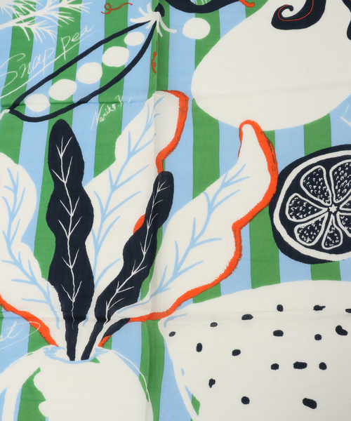 JOURNAL STANDARD relume（ジャーナルスタンダード　レリューム）の「【manipuri/マニプリ】 STOLE ベジ（ストール/ショール・レディース・ブルー・FREE）」の5枚目の写真