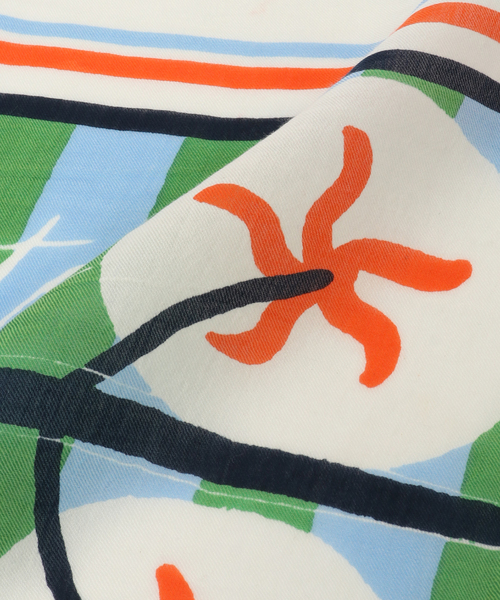 JOURNAL STANDARD relume（ジャーナルスタンダード　レリューム）の「【manipuri/マニプリ】 STOLE ベジ（ストール/ショール・レディース・ブルー・FREE）」の2枚目の写真