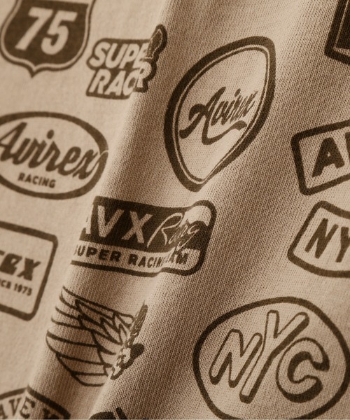 AVIREX(アヴィレックス)の「《直営店限定》RINGER PATCH MOTIF FULL PRINT TANK TOP(タンクトップ・レディース・ネイビー/ライトブラウン・F)」の17枚目の写真