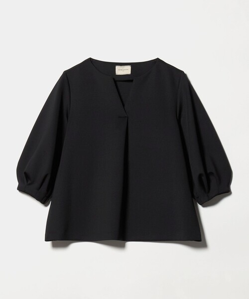 UNITED ARROWS(ユナイテッドアローズ)の「LIGHT SPONGY ブラウス ‐ウォッシャブル‐(シャツ/ブラウス・レディース・ネイビー/オフホワイト/ブラック・FREE)」の15枚目の写真