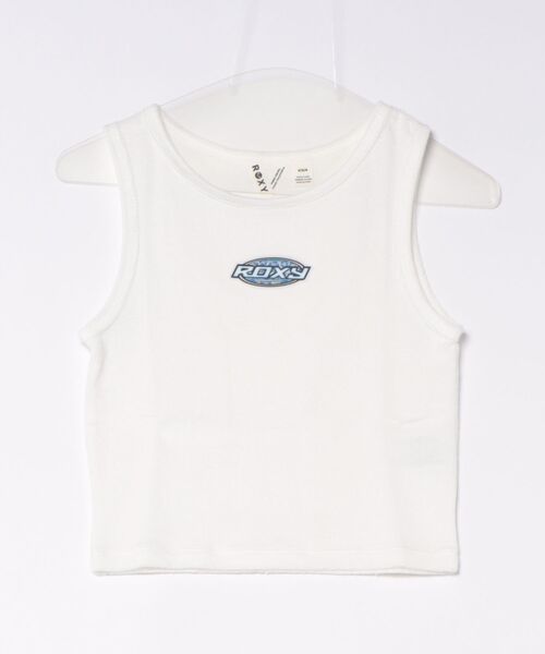 ROXY(ロキシー)の「ROXY/ロキシー タンクトップ ショート丈 クロップド丈 ワンポイント RSL262029(タンクトップ・レディース・ホワイト/ブラック/ブルー/ピンク・M/L)」の14枚目の写真