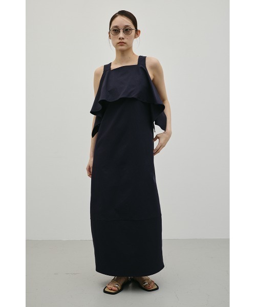 STYLEMIXER(スタイルミキサー)の「フリルコクーンワンピース(ワンピース・レディース・ベージュ/ネイビー/アイボリー・SMALL/MEDIUM)」の12枚目の写真