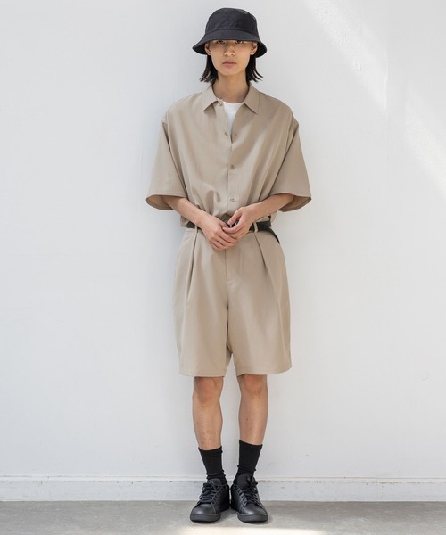 LAKOLE（ラコレ）の「楊柳ジャガードレギュラーシャツ / 648304（シャツ/ブラウス・メンズ・グレイッシュベージュ/テラコッタ/カーキ/ブラック・LARGE/MEDIUM）」の9枚目の写真