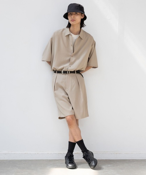 LAKOLE（ラコレ）の「楊柳ジャガードレギュラーシャツ / 648304（シャツ/ブラウス・メンズ・グレイッシュベージュ/テラコッタ/カーキ/ブラック・LARGE/MEDIUM）」の11枚目の写真