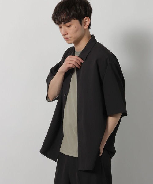 LAKOLE（ラコレ）の「楊柳ジャガードレギュラーシャツ / 648304（シャツ/ブラウス・メンズ・グレイッシュベージュ/テラコッタ/カーキ/ブラック・LARGE/MEDIUM）」の15枚目の写真