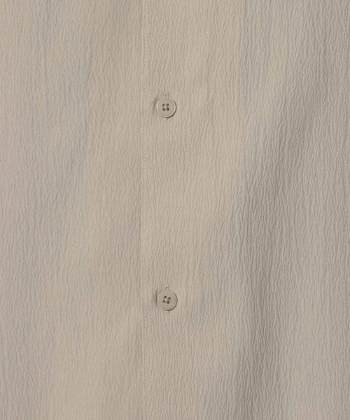 LAKOLE（ラコレ）の「楊柳ジャガードレギュラーシャツ / 648304（シャツ/ブラウス・メンズ・グレイッシュベージュ/テラコッタ/カーキ/ブラック・LARGE/MEDIUM）」の5枚目の写真