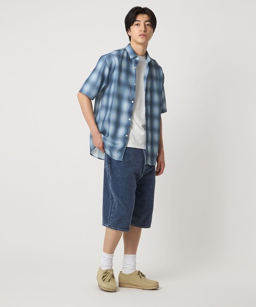 A DAY IN THE LIFE UNITED ARROWS(アデイインザライフユナイテッドアローズ)の「13オンス 5ポケット デニムショーツ<A DAY IN THE LIFE>(その他パンツ・メンズ・コバルトブルー/ライトブルー/ブラック・L/M)」の5枚目の写真