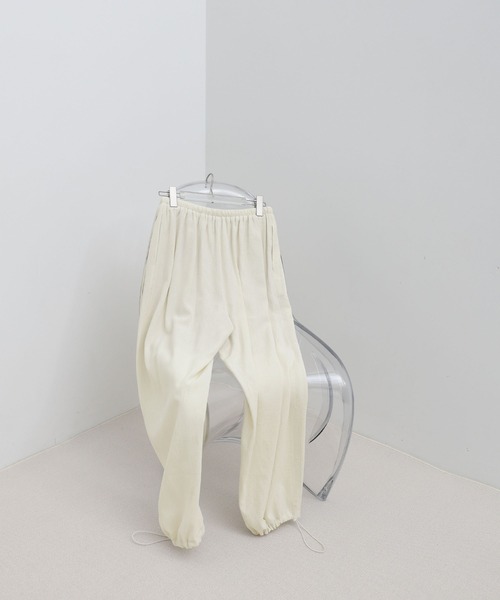 select MOCA(セレクトモカ)の「リネンライクタックドロストボリュームイージーパンツ(その他パンツ・レディース・ナチュラル/ブラック・FREE/MEDIUM/TALL)」の18枚目の写真
