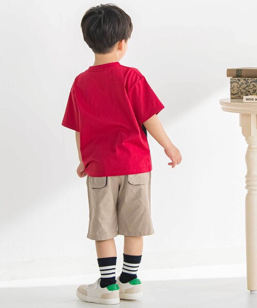 BeBe Petits Pois Vert(ベベプチポワヴェール)の「マチ配色ショートパンツ(その他パンツ・キッズ・ブラック/ベージュ・120cm/130cm/150cm/140cm/110cm/160cm)」の7枚目の写真
