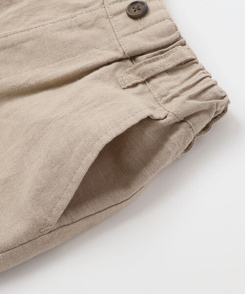 BeBe Petits Pois Vert(ベベプチポワヴェール)の「マチ配色ショートパンツ(その他パンツ・キッズ・ブラック/ベージュ・120cm/130cm/150cm/140cm/110cm/160cm)」の16枚目の写真