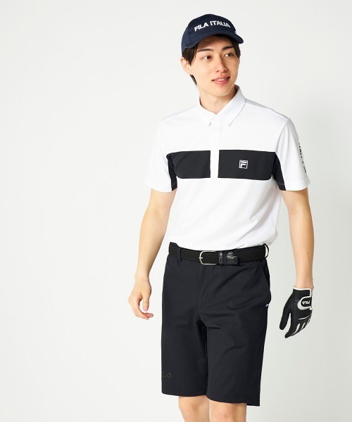 FILA GOLF(フィラゴルフ )の「【FILA GOLF:フィラゴルフ】半袖シャツ ゴルフ 通気性 速乾性(ポロシャツ・メンズ・ホワイト/ブラック/ベージュ・MEDIUM/LARGE/X-LARGE/XX-LARGE)」の11枚目の写真