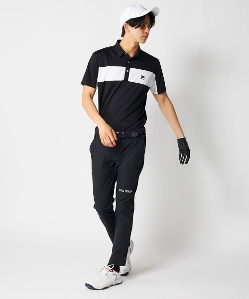 FILA GOLF(フィラゴルフ )の「【FILA GOLF:フィラゴルフ】半袖シャツ ゴルフ 通気性 速乾性(ポロシャツ・メンズ・ホワイト/ブラック/ベージュ・MEDIUM/LARGE/X-LARGE/XX-LARGE)」の20枚目の写真