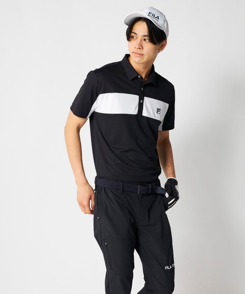 FILA GOLF(フィラゴルフ )の「【FILA GOLF:フィラゴルフ】半袖シャツ ゴルフ 通気性 速乾性(ポロシャツ・メンズ・ホワイト/ブラック/ベージュ・MEDIUM/LARGE/X-LARGE/XX-LARGE)」の22枚目の写真