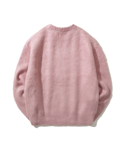 YALE(イェール)の「ヘリテージダンブラシラウンドニット_ピンク(ニット/セーター・レディース・その他・LARGE/MEDIUM/SMALL/X-LARGE/X-SMALL)」の3枚目の写真