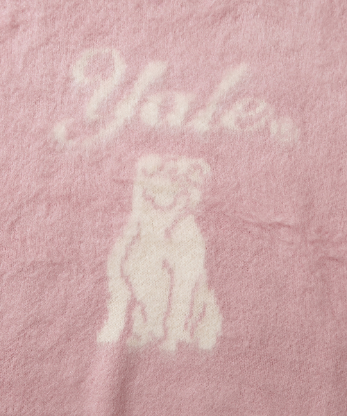 YALE(イェール)の「ヘリテージダンブラシラウンドニット_ピンク(ニット/セーター・レディース・その他・LARGE/MEDIUM/SMALL/X-LARGE/X-SMALL)」の5枚目の写真