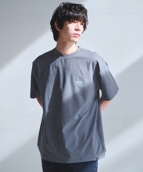MARMOT(マーモット)の「【別注】<Marmot>マウンテン ディピクション 半袖 Tシャツ カットソー -吸水・速乾・UVカット-(Tシャツ/カットソー・メンズ・ネイビー/ホワイト/ブラック・XL/L/M)」の4枚目の写真