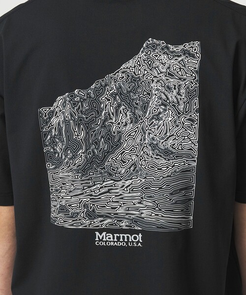 MARMOT(マーモット)の「【別注】<Marmot>マウンテン ディピクション 半袖 Tシャツ カットソー -吸水・速乾・UVカット-(Tシャツ/カットソー・メンズ・ネイビー/ホワイト/ブラック・XL/L/M)」の22枚目の写真
