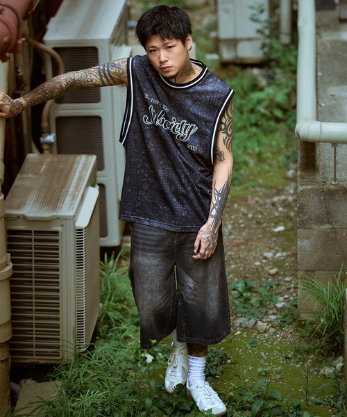 Subciety(サブサエティ)の「Tank top game shirt(タンクトップ・メンズ・ホワイト/ブラック/ブラック系その他・SMALL/MEDIUM/LARGE/X-LARGE)」の18枚目の写真