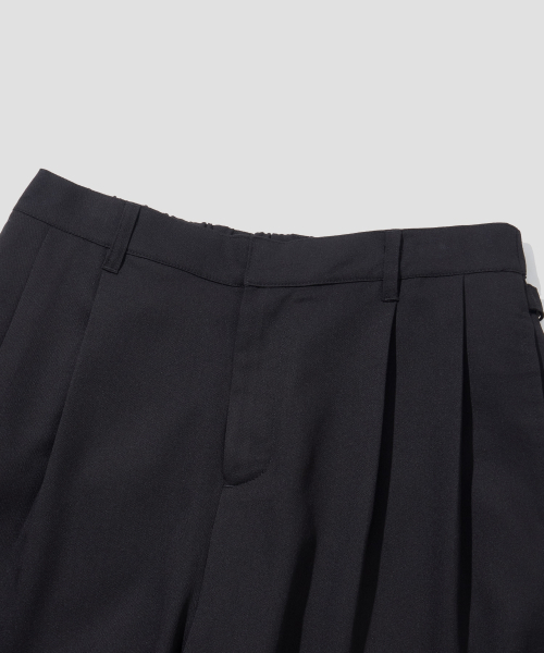 AGOD（エージーオーディー）の「ストラップバンディングワイドスラックス[ブラック]（スラックス・レディース・その他・LARGE/SMALL/MEDIUM）」の7枚目の写真