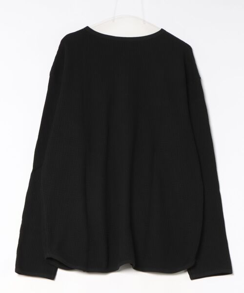 antiqua（アンティカ）の「綿100 ヘンリーネック オニワッフル カットソー（Tシャツ/カットソー・レディース・ホワイト/レッド/ブラック/ブラウン系その他・P/R）」の5枚目の写真