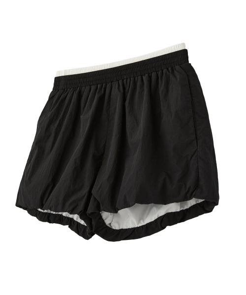 RAIMENT(レイメント)の「(W) ウィメンズナイロンパンプキンバルーンショーツ_ブラック(その他パンツ・レディース・その他・WM/WS)」の3枚目の写真