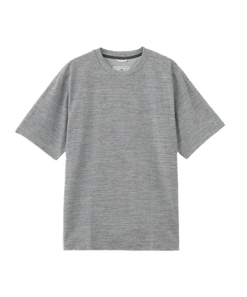 REIGNING CHAMP(レイニングチャンプ)の「REIGNING CHAMP SOLOTEX MESH TIEBREAK SHIRT RC-1456(Tシャツ/カットソー・メンズ・ブラック/グレー/ホワイト・M/L)」の3枚目の写真