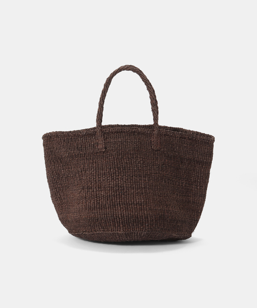 B.C STOCK(ベーセーストック)の「AFRICAN SQUARE / アフリカンスクエア サイザルバッグ 12インチ(かごバッグ・レディース・グリーン/ブラウン/オレンジ/ネイビー・FREE)」の1枚目の写真