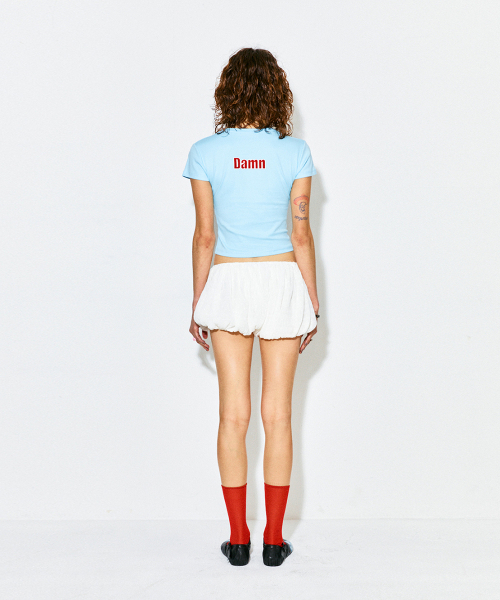 HIGHTIDEFRANKIE(ハイタイドフランキー)の「Pleated Balloon Shorts White(その他パンツ・レディース・ホワイト・FREE)」の4枚目の写真