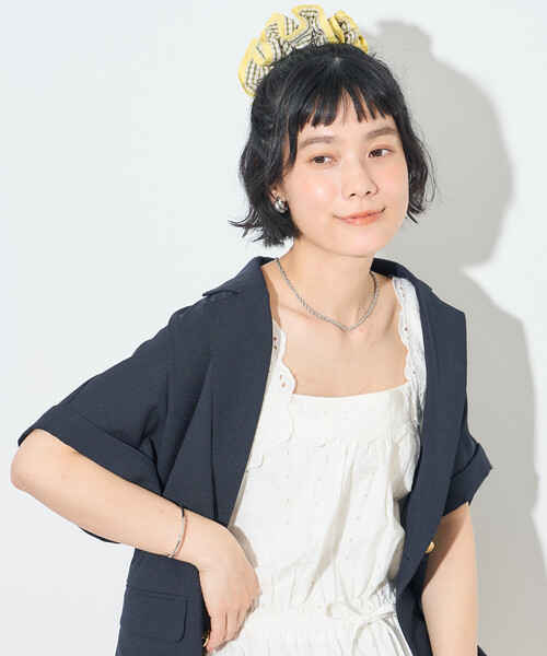 FREAK'S STORE(フリークスストア)の「インド スカラップサロペット(サロペット/オーバーオール・レディース・ブラック/ブルー/オフホワイト・フリ-)」の18枚目の写真