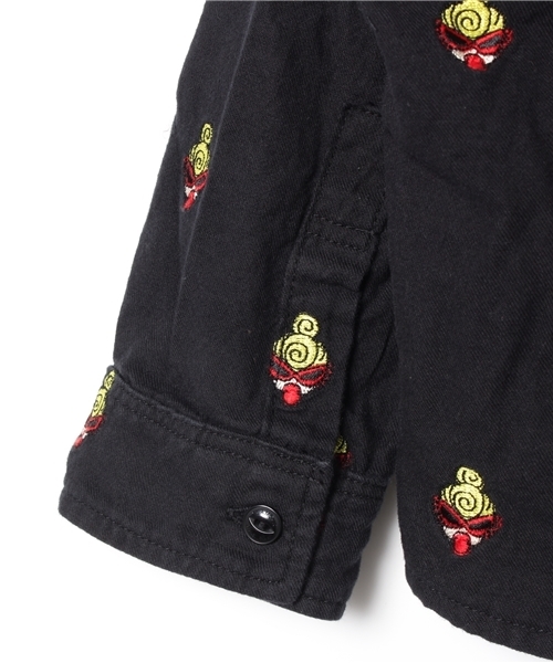 HYSTERIC MINI（ヒステリックミニ）の「MINI FACE総柄刺繍フード付き  