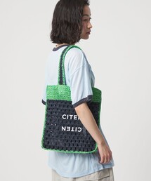 CITEN | ＜CITEN＞ペーパーコードバイカラートート(トートバッグ)