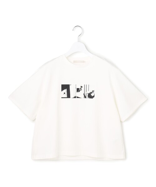 ICB（アイシービー）の「クロップド ロゴTEE（フォトプリント）（Tシャツ/カットソー・レディース・ブラック系・LARGE/X-LARGE）」の9枚目の写真