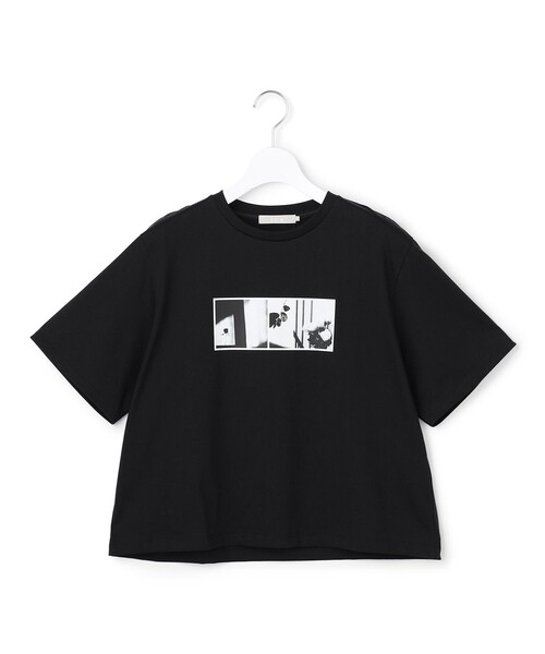 ICB（アイシービー）の「クロップド ロゴTEE（フォトプリント）（Tシャツ/カットソー・レディース・ブラック系・LARGE/X-LARGE）」の10枚目の写真