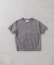 quadro（クオドロ）の「40/2マハバーラ天竺半袖クルーネックプルオーバー（Tシャツ/カットソー）」