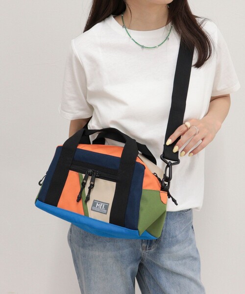 fredy emue（フレディエミュ）の「【MEI/メイ】BASIC DUFFLE BAG M（ショルダーバッグ・レディース・ブラック/オレンジ系その他・FREE）」の2枚目の写真