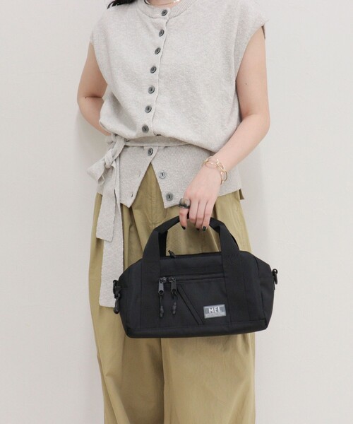 fredy emue（フレディエミュ）の「【MEI/メイ】BASIC DUFFLE BAG M（ショルダーバッグ・レディース・ブラック/オレンジ系その他・FREE）」の8枚目の写真