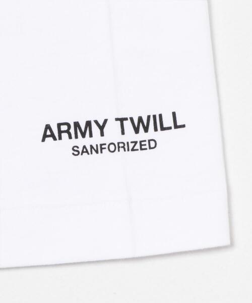 ARMY TWILL(アーミーツイル)の「ARMY TWILL PRINT HSTEE ARMY(Tシャツ/カットソー・メンズ・ブラック/ホワイト・MEDIUM/LARGE)」の4枚目の写真