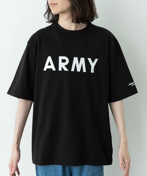 ARMY TWILL(アーミーツイル)の「ARMY TWILL PRINT HSTEE ARMY(Tシャツ/カットソー・メンズ・ブラック/ホワイト・MEDIUM/LARGE)」の9枚目の写真