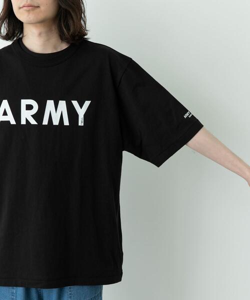 ARMY TWILL(アーミーツイル)の「ARMY TWILL PRINT HSTEE ARMY(Tシャツ/カットソー・メンズ・ブラック/ホワイト・MEDIUM/LARGE)」の12枚目の写真
